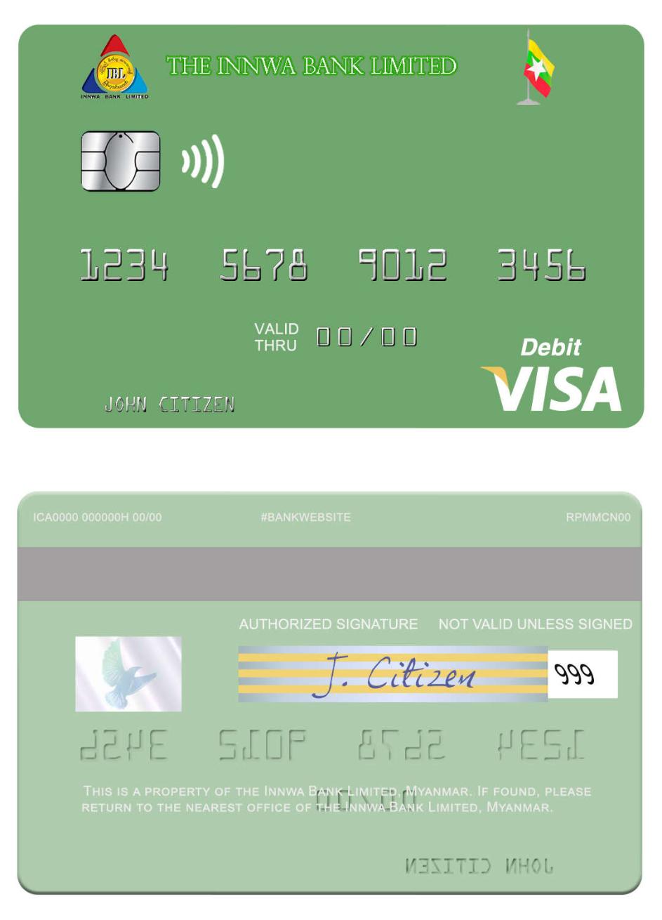 Myanmar Innwa Bank Limited visa debit card